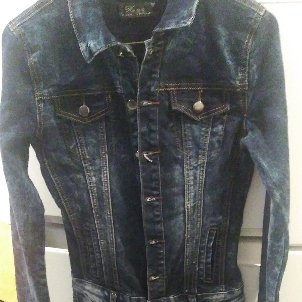 Dark jeans jumpsuit